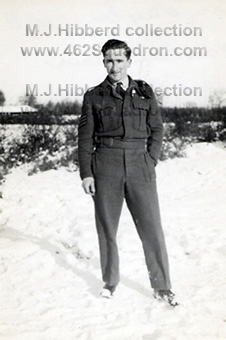 Wireless Operator R.R.Taylor at 1652 HCU, Marston Moor, Christmas 1944, later in 462 Squadron.